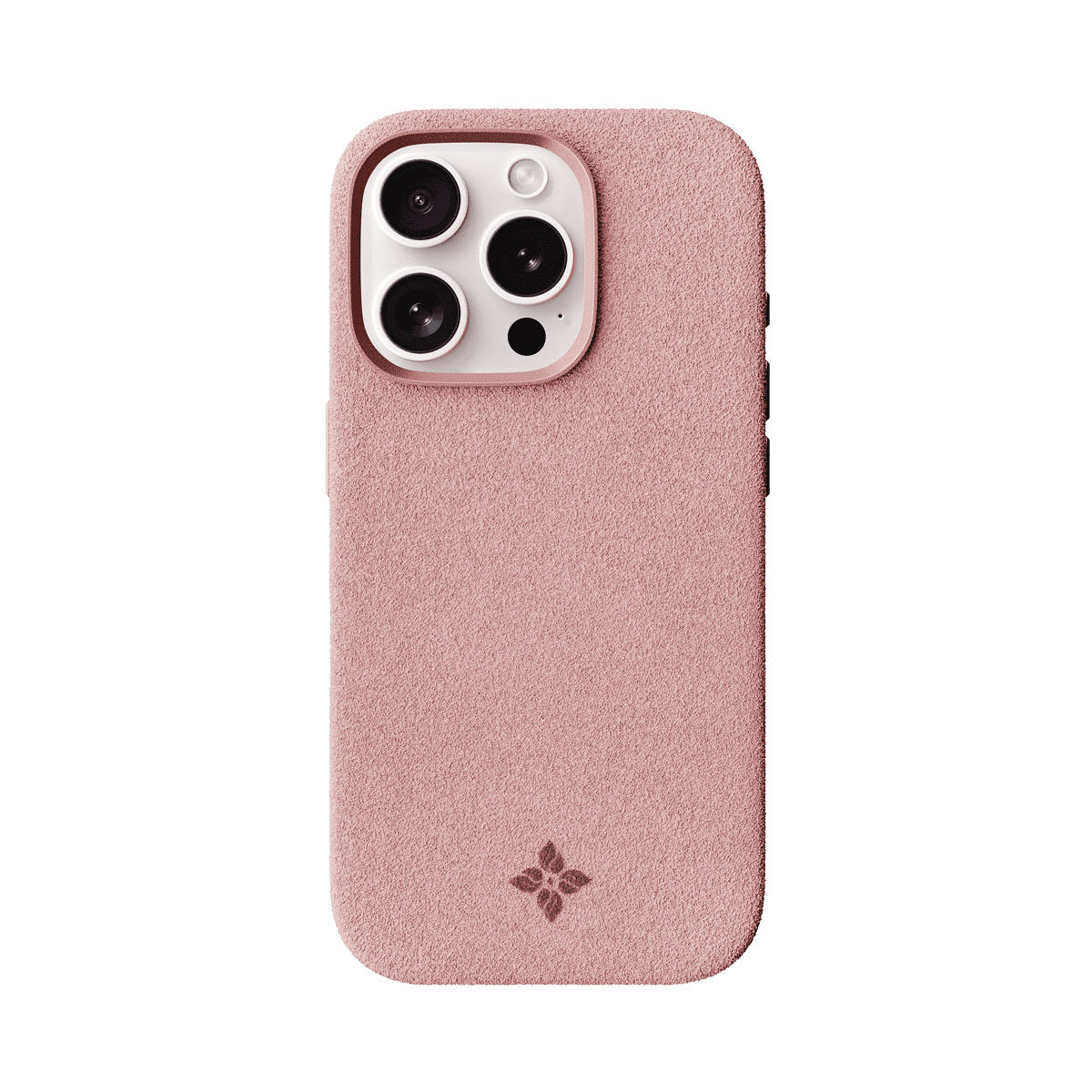 Alcantara Dirty Pink – iPhone 15 Pro Case