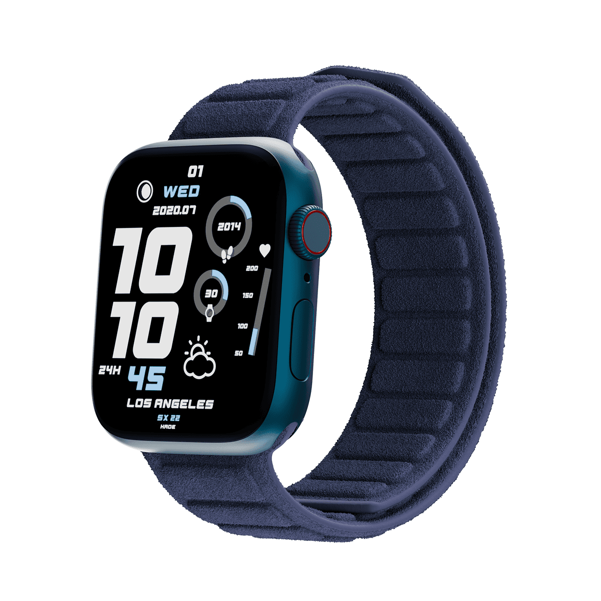 Alcantara Purple Blue – Magnetic Watch Band
