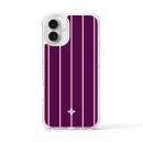 Blackberry Pinstripe - iPhone 16 Plus Case