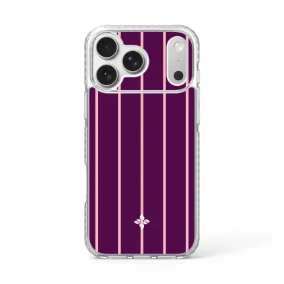 Blackberry Pinstripe - iPhone 17 Pro Max Case