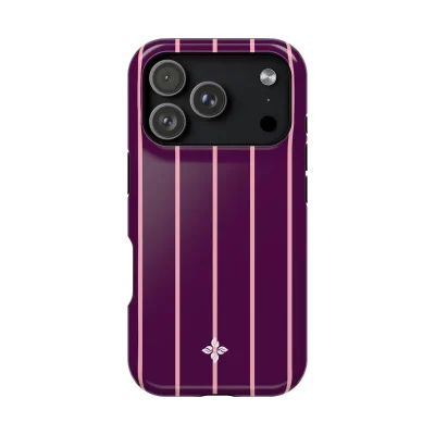 Blackberry Pinstripe - iPhone 17 Pro Case