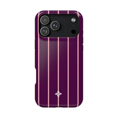 Blackberry Pinstripe - iPhone 17 Pro Max Case