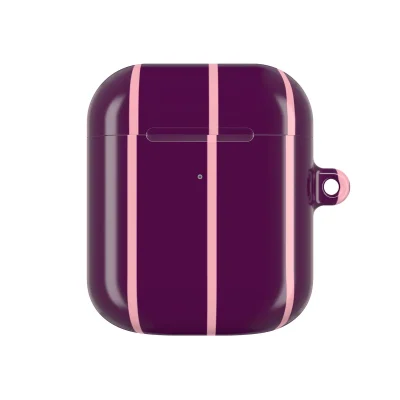 Blackberry Pinstripe - AirPods Case