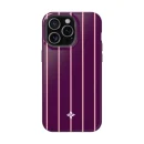 Blackberry Pinstripe - iPhone 15 Pro Max Case