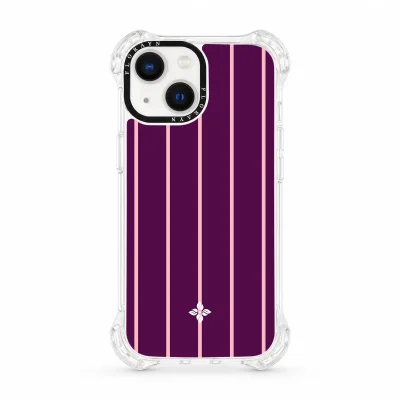 Blackberry Pinstripe - iPhone 15 Case
