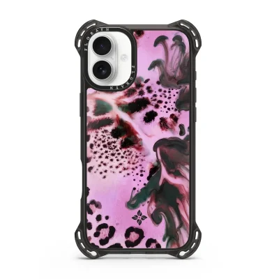 Floral Leopard – iPhone 16 Plus Case