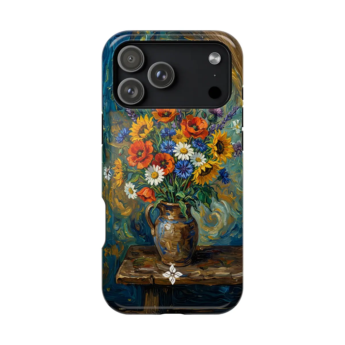 Blue Bloom – iPhone 17 Pro Max Case