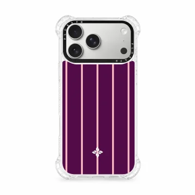 Blackberry Pinstripe - iPhone 17 Pro Max Case