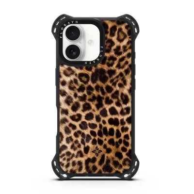 Amber Leopard – iPhone 17 Case