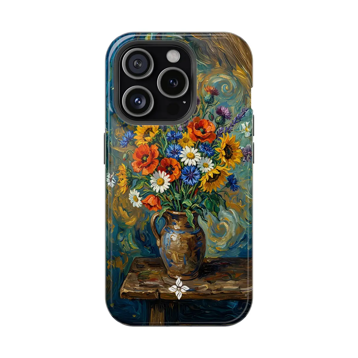 Blue Bloom – iPhone 15 Pro Case