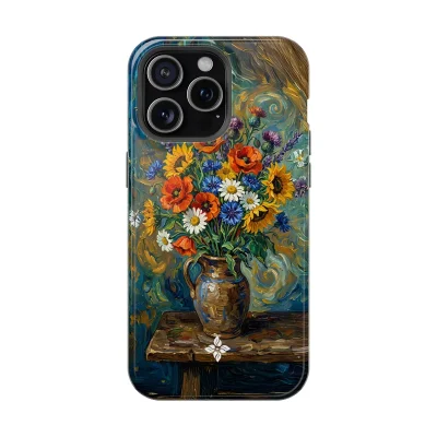 Blue Bloom – iPhone 15 Pro Max Case