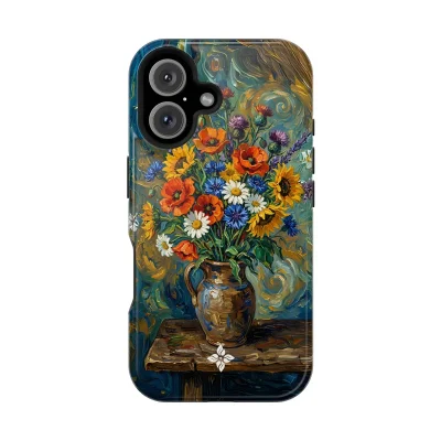Blue Bloom – iPhone 16 Case