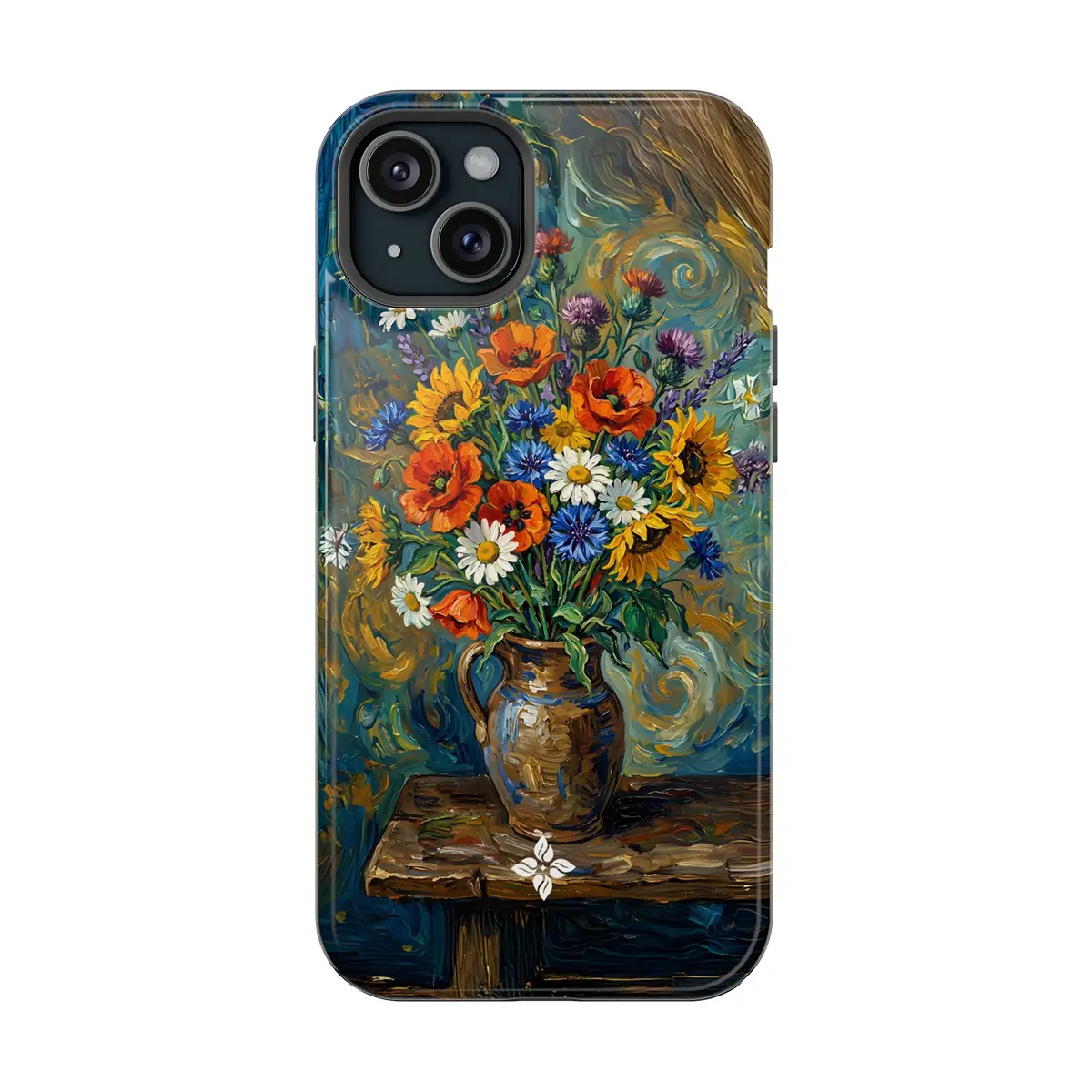 Blue Bloom – iPhone 15 Plus Case