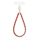 Red Leather Chain Phone Charm